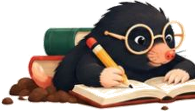 El topo de TuOpo haciendo el test
